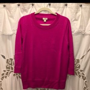 J. Crew pink sweater